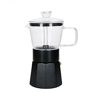 LA CAFETIÈRE VERONA ESPRESSO VĀRĪTĀJS 6 TASĪTĒM, MELNS, INDUKCIJAI, La Cafetiere