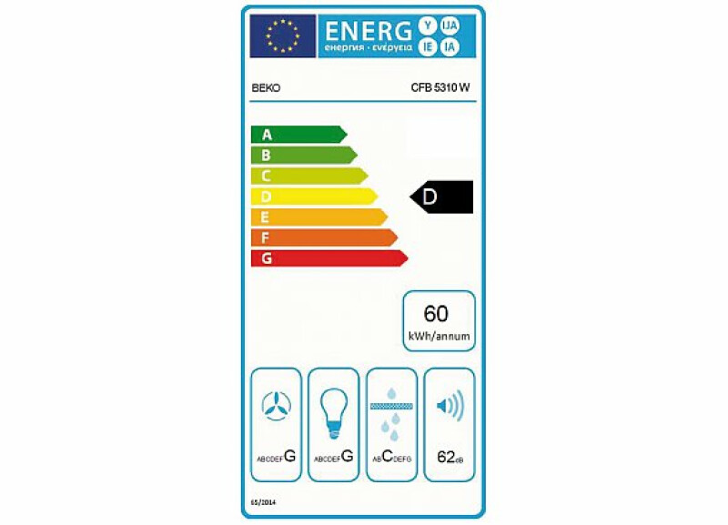 Tvaika nosūcējs Beko CFB5310W