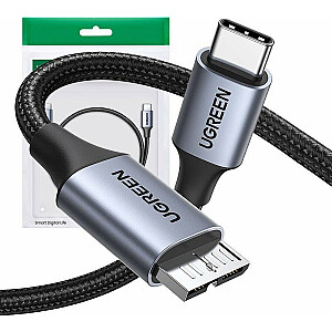 Ugreen USB kabelis USB-C uz Micro USB kabelis UGREEN 15232, 1 m (atstarpi pelēks)