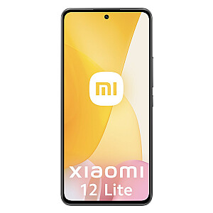Xiaomi Mi 12 Lite 16,6 cm (6,55 collas) ar divām SIM kartēm Android 12 5G C tipa USB 8 GB 256 GB, 4300 mAh, melns