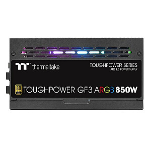 Thermaltake Toughpower GF2 ARGB 850 W barošanas avots — TT Premium Edition 24 kontaktu ATX melns