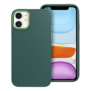 Fusion Frame silikona aizsargapvalks  Apple iPhone 11 zaļš