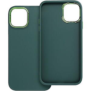 Fusion Frame silikona aizsargapvalks  Apple iPhone 15 Pro Max zaļš