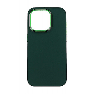 Fusion Frame silikona aizsargapvalks  Apple iPhone 15 Pro zaļš