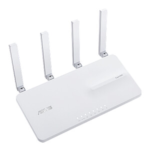 Asus Dual Band WiFi 6 AX3000 Router (PROMO) EBR63 802.11ax, 2402 Mbit/s, 10/100/1000 Mbit/s, Ethernet LAN (RJ-45) ports 4, MU-MiMO Yes, No mobile broadband, Antenna type  External, 2, White
