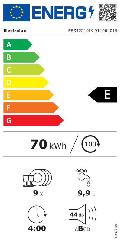 Trauku mazgājamā mašīna Electrolux EES42210IX