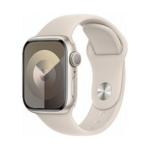 Apple Watch 9 GPS 45 мм, алюминий «Лунный свет» | Спортивный ремень Moonglow M/L