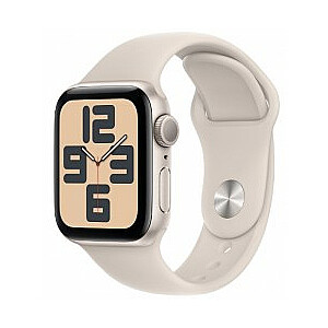 Apple Watch SE GPS 40 mm, alumīnija “Moonlight” | Sporta josta Moonglow M/L