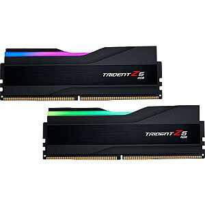 Atmiņa G.Skill Trident Z5 RGB, DDR5, 32 GB, 6400 MHz, CL32 (F5-6400J3239G16GX2-TZ5RK)