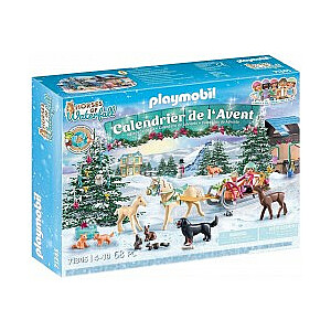 Playmobil Country Horse World Adventes kalendārs: Ziemassvētku brauciens ar kamanām 71345
