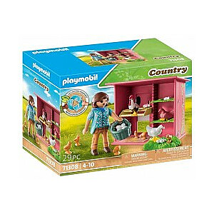 Playmobil Country Heens ar cāļiem 71308