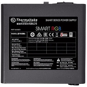 Thermaltake Smart RGB 600 Вт PS-SPR-0600NHSAWE-1