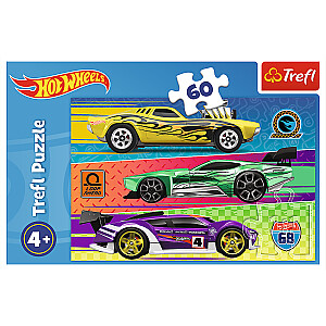 TREFL HOT WHEELS Puzle, 60 gab.