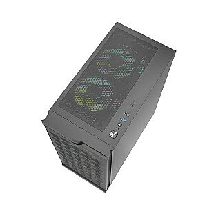 Darkflash DK361 Datoru Korpuss + Ventilatori 4gab.