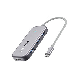 BlitzWolf BW-TH5 Hub 7in1 USB-C / 3x USB 3.0 / HDMI / USB-C PD / SD / MicroSD