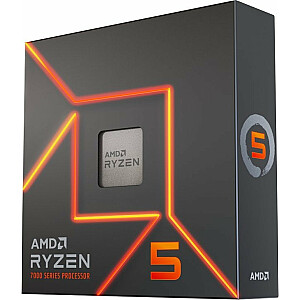 CPU AMD Desktop Ryzen 5 R5-7600X 4700 MHz Cores 6 32MB Socket SAM5 105 Watts GPU Radeon BOX 100-100000593WOF
