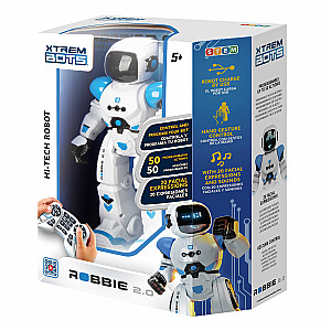 XTREM BOTS интерактивный робот Robbie Bot 2.0