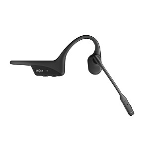 SHOKZ OpenComm2 Беспроводная Bluetooth-гарнитура для видеоконференций с костной проводимостью | 16 часов в режиме разговора, радиус действия беспроводной связи 29 м, время зарядки 1 час | В комплект входит микрофон с шумоподавлением, черный (C110-AN-BK)