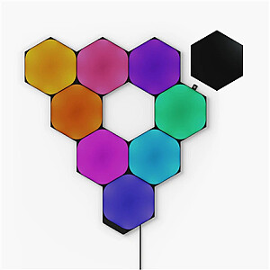 Nanoleaf Shapes Black Hexagons Starter Kit (9 panels)