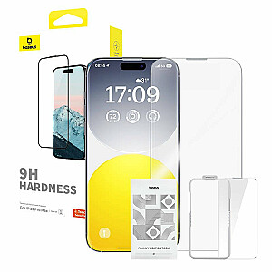 Baseus 0.3mm Diamond Tempered Glass Aizsargstikls Priekš Apple iPhone 15 Pro Max