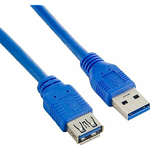Natec USB-A - USB-A USB-кабель 1,8 м, синий (NKA0469)