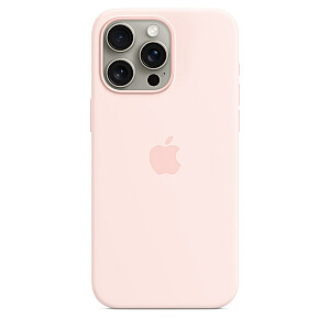 MagSafe silikona maciņš priekš Apple iPhone 15 Pro Max - rozā