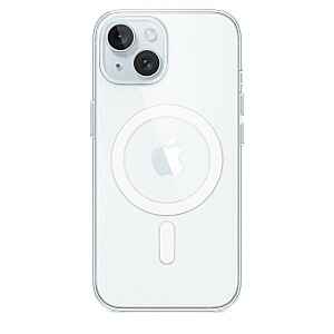 Чехол MagSafe для Apple iPhone 15 — прозрачный