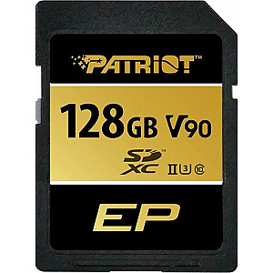Карта Patriot EP SDXC 128 ГБ класс 10 UHS-II U3 V90 (PEF128GEP92SDX)