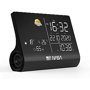 Nasa WSP1300 Black Weather Station/Speaker BT