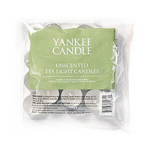 Yankee Candle Classic tējas sveces bez smaržas 25 gab.