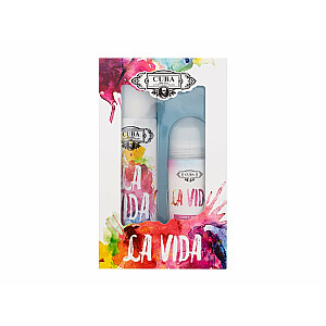 Smaržas ūdens Cuba La Vida Edp 100 ml + Antiperspirant Roll-on 50 ml