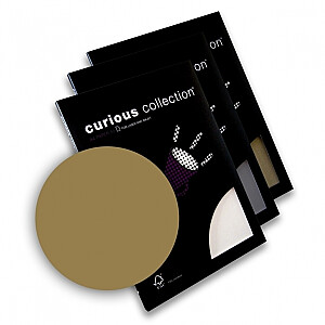 Tekstūrpapīrs Curious Metalics A4, 120g/m², 50lpp/iep, gold leaf
