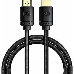 Baseus HDMI — HDMI kabelis, 1 m, melns (CAKGQ-J01)