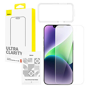 Tempered Glass screen protector  Baseus OS Diamond Series HD for Iphone 13|13 Pro|14(Clear)