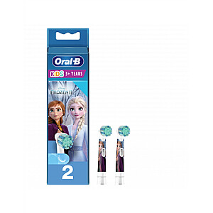 Oral-B Toothbruch replacement EB10 2 Frozen II Heads, For kids, Number of brush heads included 2