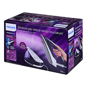 Philips GC7933/30 паровая гладильная станция 0,0015 л подошва SteamGlide Plus Фиолетовый