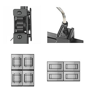 Maclean MC-845 universāls televizora sienas stiprinājums regulējams LED LCD monitors 46-52" 35kg VESA