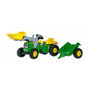 Pedāļu traktors ar kausu  un piekabi John Deere 023110 (2,5-5 gadiem) Vācija
