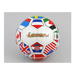 Футбольный мяч Laser детский 437296 с разными флагами