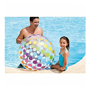 Мяч пляжный детский надувной Цветные точки 107cm 59065