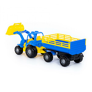 Traktors ar piekabi un kausu Krepiš (503х130х140 mm) 1+ PL44808