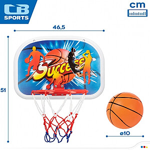 Basketbola grozs (25 cm diam.) bērniem ar 13 cm bumbu CB42715