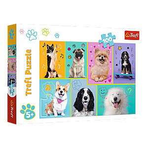 Пазл TREFL In the world of dogs 100 шт. 5+ T16421