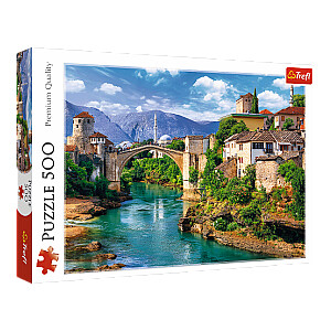 Puzlis TREFL Old Bridge in Mostar, Bosnia and Herzegovina 500 gb. 10+ T37333