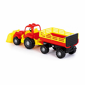 Traktors ar piekabi un kausu Silač  (660х170х185 mm) PL45034
