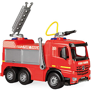 Ugunsdzēsēju mašīna liela ar pagarināmām kāpnēm un ūdens strūklu Fire Brigade Arocs kastē Lena Čehija 66 cm L02158