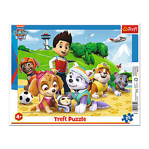 Puzlis TREFL Paw Patrol ar rāmi 25 gb. 4+ T31344