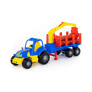 Traktors ar puspiekabi kokvedējs Krepi&scaron; 47 cm PL44815