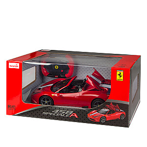 Radiovadāmā mašīna Ferrari 458 1:14 6 virz., lukturi, jumts, baterijas, 6+ CB41219