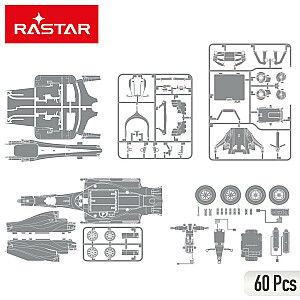 Radio vadāmā mašīna Konstruktors Ferrari F1 SF1000 1:16 8+ CB46982